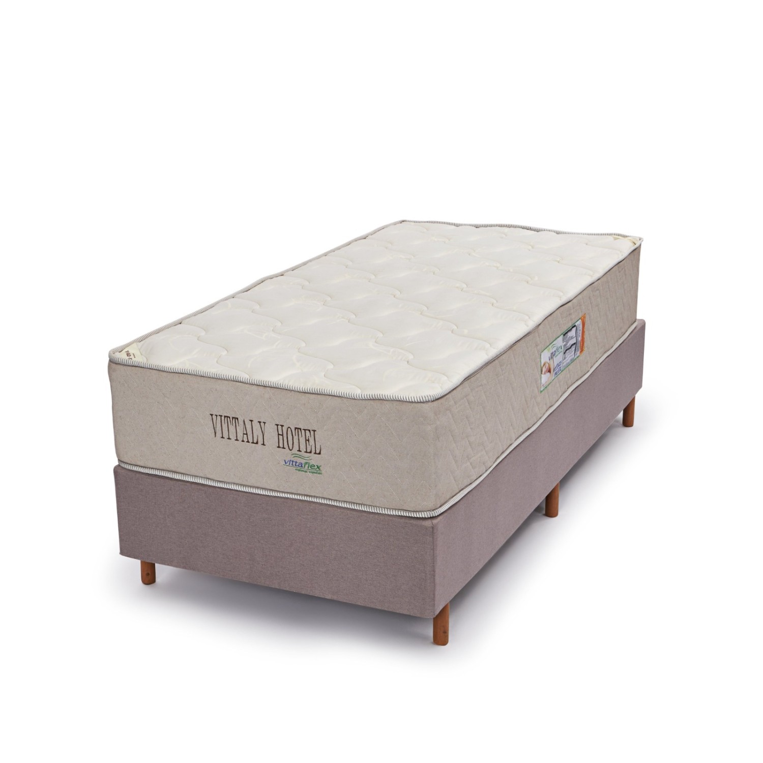 CONJ. BOX  VITTALY HOTEL 88X188X61 CM - TEC. JACQUARD 