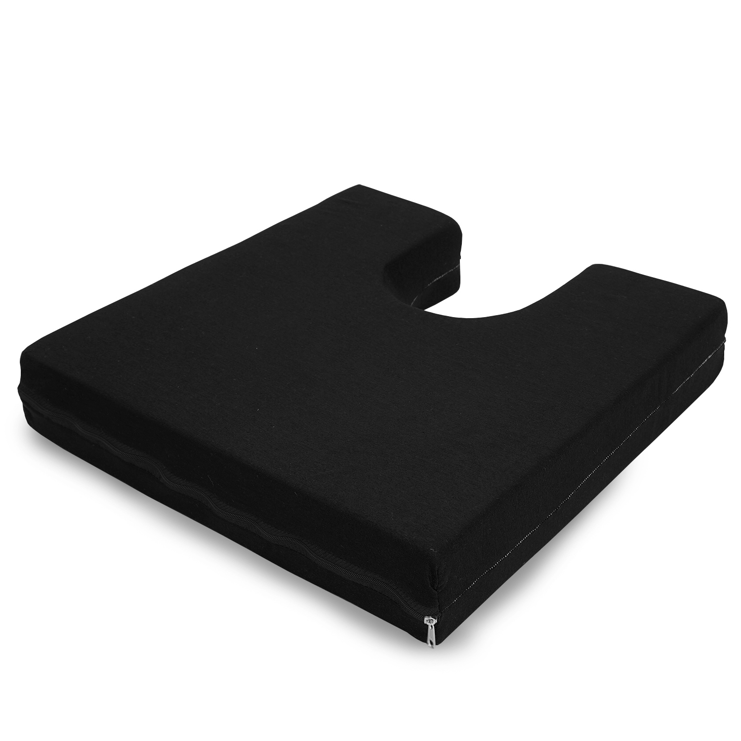 ASSENTO CONFORT C/ CAVA CÓCCIX 43X43X8 CM - PRETO